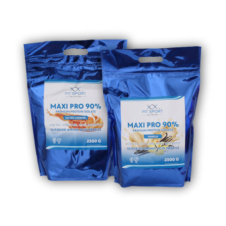 2x Maxi Pro 90% 2500g - Dubai csokoládé