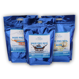 3x Maxi Pro 90% 2500g - Dubai csokoládé