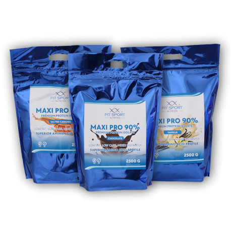 3x Maxi Pro 90% 2500g - Dubai csokoládé