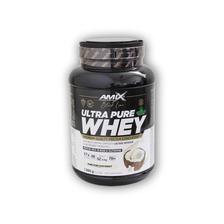 Black Line Ultra Pure Whew Protein 1000g - vanília makadám diókkal
