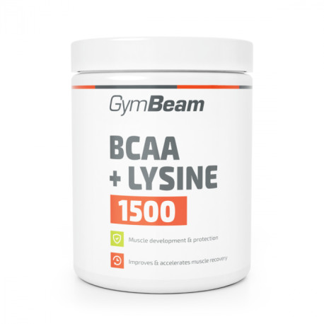 BCAA 1500 + Lizin - GymBeam - Íztelen - 300 tablet.