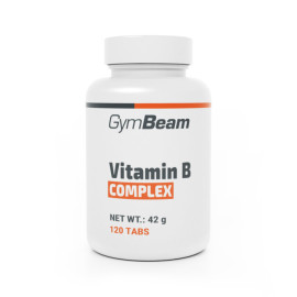 B-vitamin komplex - GymBeam - ízsetlen - 120 tablet.