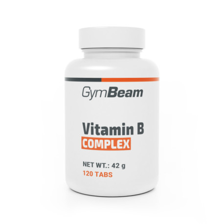 B-vitamin komplex - GymBeam - ízsetlen - 120 tablet.