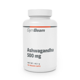 Ashwagandha 500 mg - GymBeam - ízstelenül - 90 zacskó.
