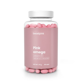Pink Omega - BeastPink - 90 sapkával.