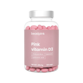 Pink Vitamin D3 2000 IU - BeastPink - 120 zacskó