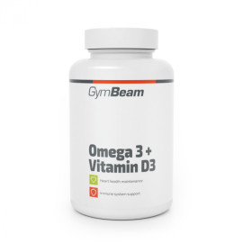 Omega 3 + Vitamin D3 - GymBeam - 90 zacskó