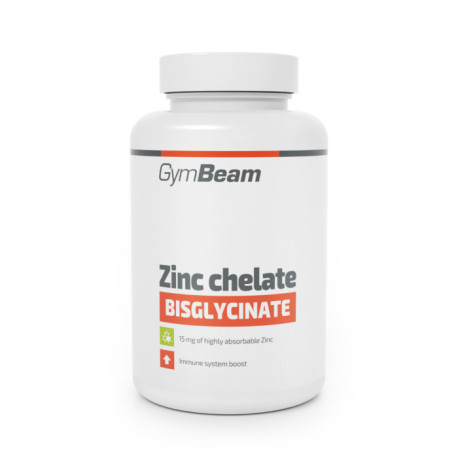Cink kelat (bisglicinát) - GymBeam - 180 zacskó.