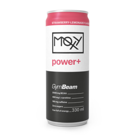 MOXY power+ Energiaital 330 ml - GymBeam - Eper limonád