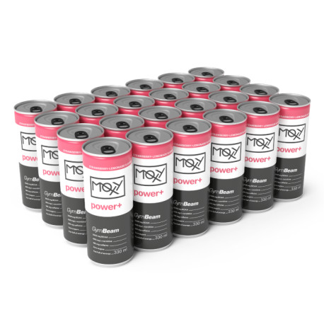 MOXY power+ Energiaital 330 ml - GymBeam - Eper limonád