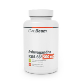 Ashwagandha KSM-66® 500mg - GymBeam - 90 kapszula.