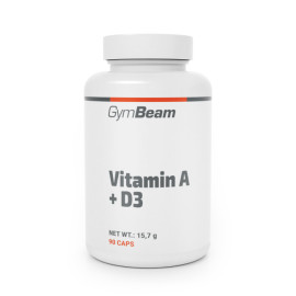 A-vitamin + D3 - GymBeam - 90 zacskó.
