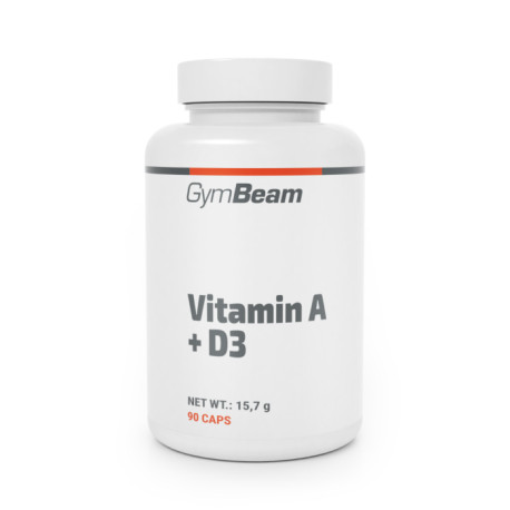 A-vitamin + D3 - GymBeam - 90 zacskó.