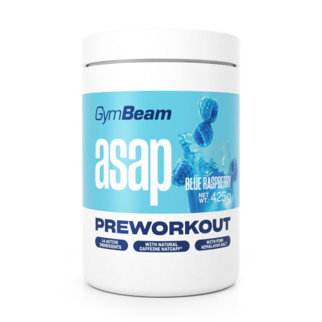 ASAP Előzetes edzés - GymBeam - Kék málna - 425 g