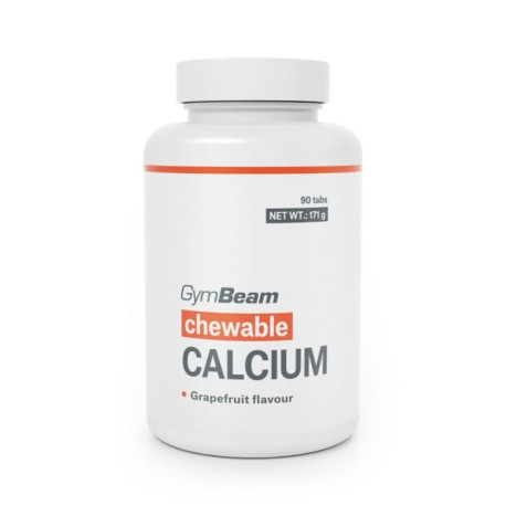 Kalcium, tabletták szopáshoz - GymBeam - grapefruit - 90 tablet.