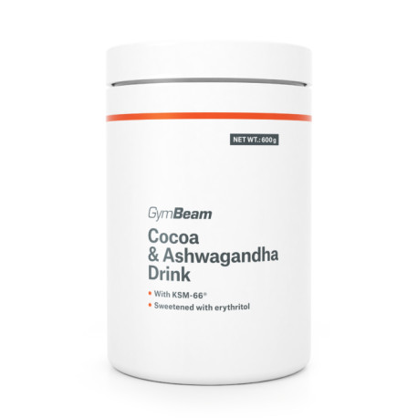 Kakaó és Ashwagandha ital - GymBeam - 600 g