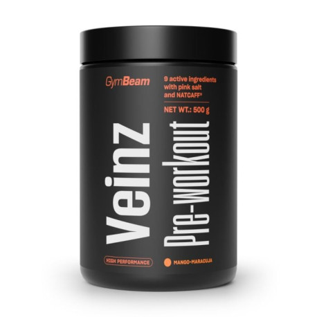 Veinz Előzetes edzés - GymBeam - Mango Passion Fruit - 500 g