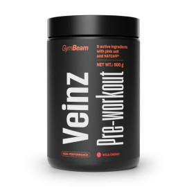 Veinz Előzetes edzés - GymBeam - Wild Cherry - 500 g
