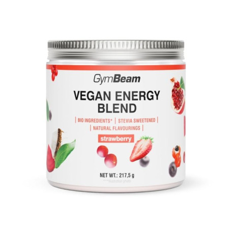 Vegán Energy Blend - GymBeam - Eper - 217,5 g