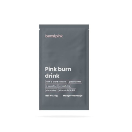 Pink égett ital minta - GymBeam - passionfruit mango - 5 g