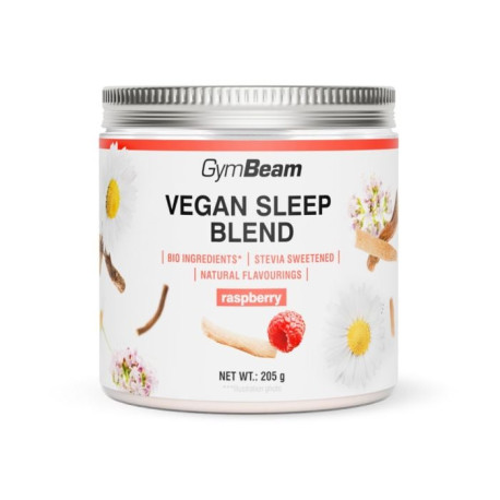 Vegan Sleep Blend - GymBeam - Málna - 205 g