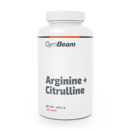Arginin + citrullin - GymBeam - 240 zacskó.