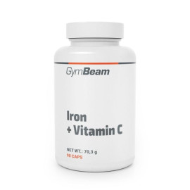 Vas + C-vitamin - GymBeam - 90 zacskó.