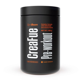 CreaFue Előzetes edzés - GymBeam - passiógyümölcs mango - 450 g