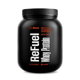ReFuel Íjófehérje - GymBeam - Eper - 1450 g