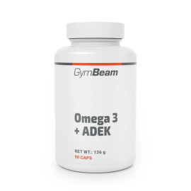 Omega 3 + ADEK - GymBeam - 90 kapszula