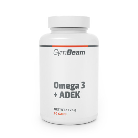 Omega 3 + ADEK - GymBeam - 90 kapszula