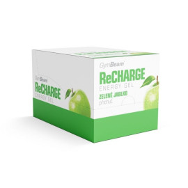 ReCharge gél - GymBeam - Green Apple - 16 x 75 g