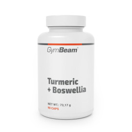 Kurkuma + Boswellia - GymBeam - 90 sapkány.