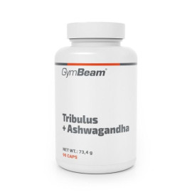 Tribulus + Ashwagandha - GymBeam - 90 kapszula.