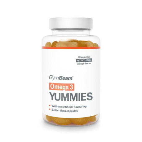 Omega 3 Yummies - GymBeam - 60 sapka