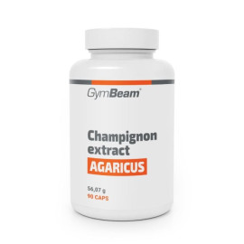Champignon (Agaricus) kivonat 20% poliszaxkariddal és 10% béta-glukánokkal - GymBeam - 90 zacskó.