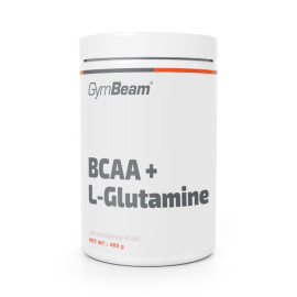 BCAA + L-glutamin – GymBeam - Kiwi eper - 480 g