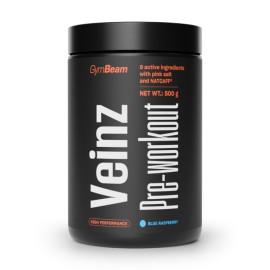 Veinz Előzetes edzés - GymBeam - Blue Raspberry - 500 g