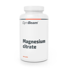 Magnézium-citrát kapszulák - GymBeam - 240 zacskó