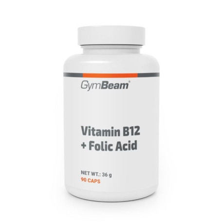 B12-vitamin + folsav - GymBeam - 90 zacskó