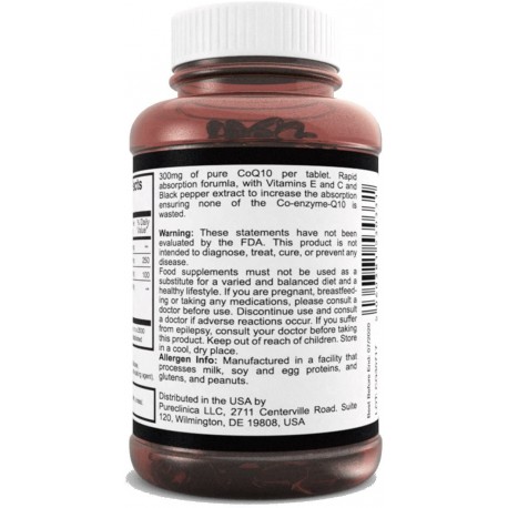 Koenzim CoQ10 300mg x 90 tabletta C-, E-vitaminnal és piperinnel