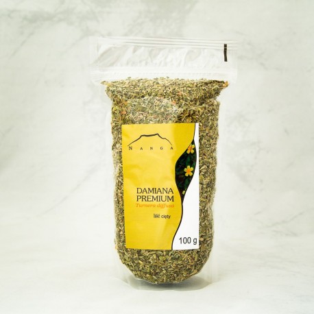 Damiana levél prémium - Turnera diffusa - 100 g apróra vágva
