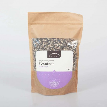 Comfrey gyógygyökér - Symphytum officinale - 1kg Aprítva