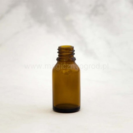 Barna üvegpalack - 15 ml, belső átmérő 18 mm