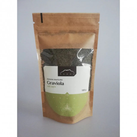 Graviola levél - Annona muricata - 100g apróra vágva