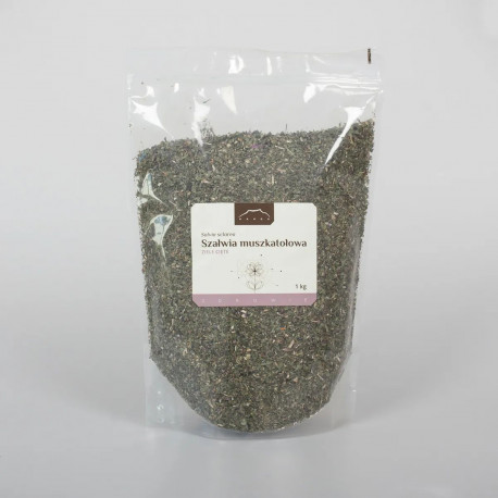 Salvia sclarea - 1 kg apróra vágva