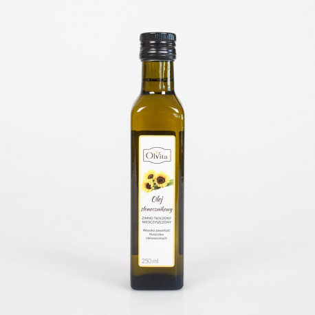 Slnečnicový olej Olvita lisovaný za studena - *250ml*