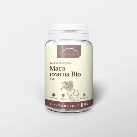 Black Maca Organic 100 kapszula x 500 mg - 100