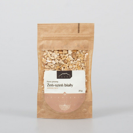 Fehér ginzeng - Panax ginzeng - 25g vágott gyökér