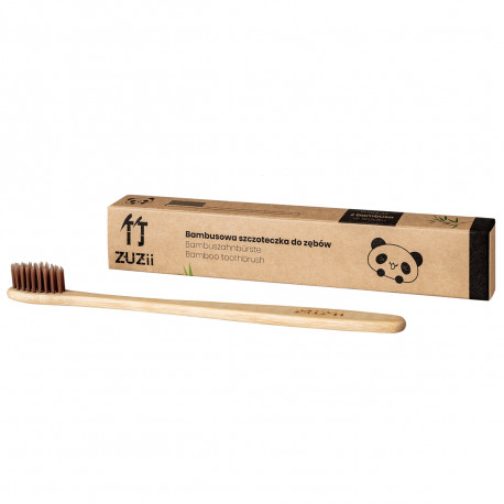 Bambusz fogkefe felnőtteknek - bézs
